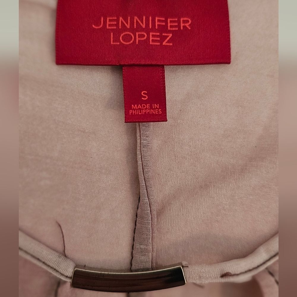 Jennifer Lopez Women's Blouse Small Pink & Purple Sheer Ombré Blouse w/ Tank Top - Picture 4 of 5
